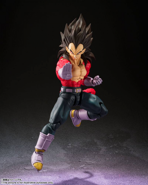 Super Saiyan 4 Vegeta Action Figure S.H.Figuarts, Dragon Ball GT, 13 cm