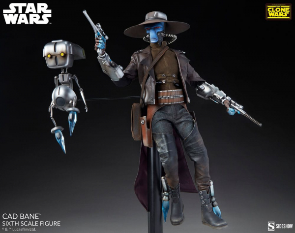 Cad Bane Actionfigur 1:6 Sideshow, Star Wars: The Clone Wars, 32 cm