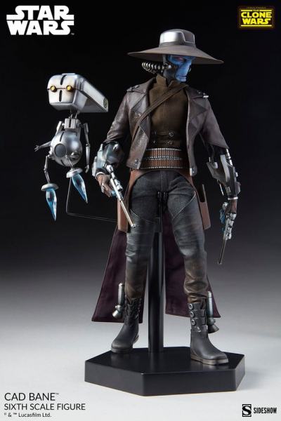 Cad Bane Actionfigur 1:6 Sideshow, Star Wars: The Clone Wars, 32 cm