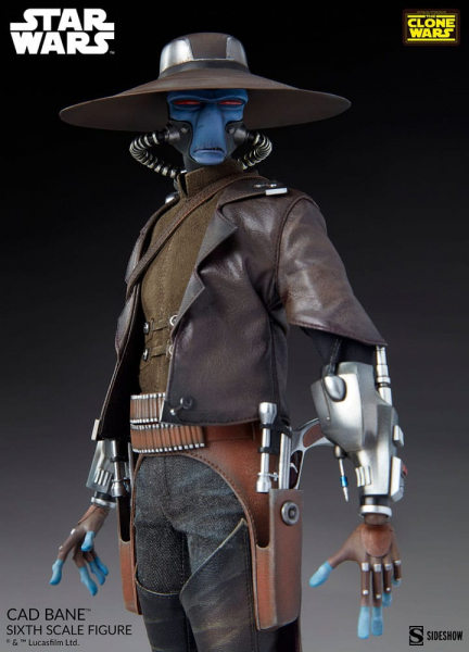 Cad Bane Actionfigur 1:6 Sideshow, Star Wars: The Clone Wars, 32 cm