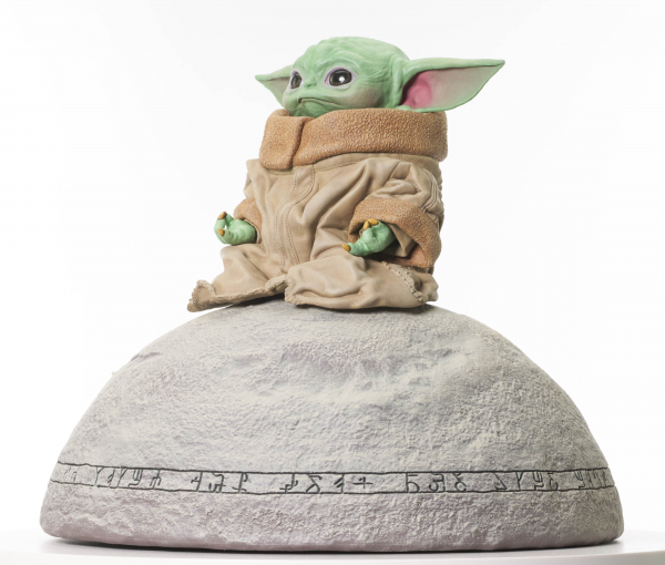 Seeing Stone Grogu Statue 1:6 Milestones, Star Wars: The Mandalorian, 20 cm