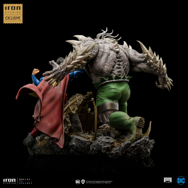 Superman vs. Doomsday Statue 1/10 Art Scale Battle Diorama Series Exclusive, DC Comics, 28 cm