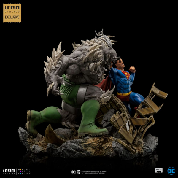 Superman vs. Doomsday Statue 1/10 Art Scale Battle Diorama Series Exclusive, DC Comics, 28 cm