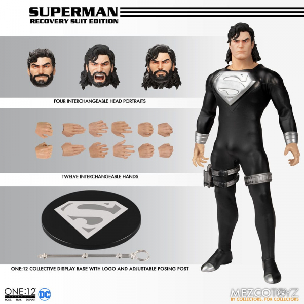 Superman (Recovery Suit Edition) Actionfigur 1:12 Mezco, DC Comics, 16 cm