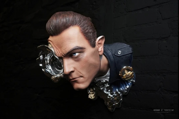 T-1000 Art Mask 1/1, Terminator 2: Judgment Day, 44 cm