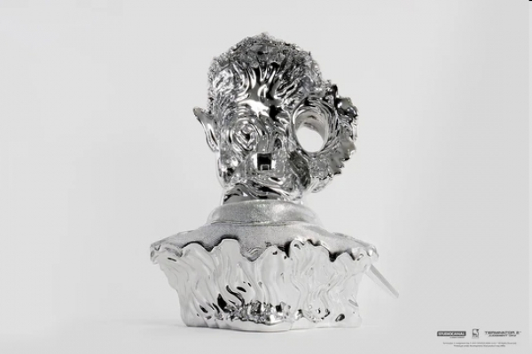 T-1000 (Liquid Metal) Art Mask 1:1, Terminator 2 - Tag der Abrechnung, 44 cm
