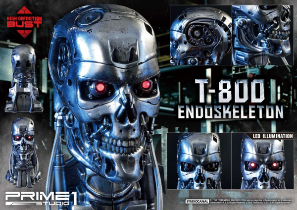 T-800 Endoskeleton Head Büste