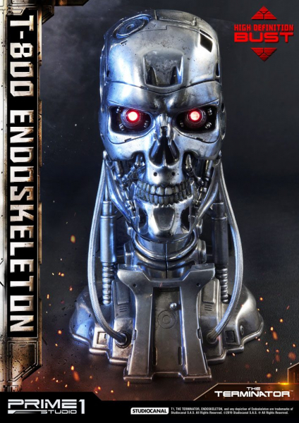 T-800 Endoskeleton Head Büste