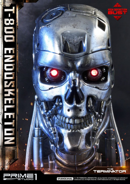 T-800 Endoskeleton Head Büste