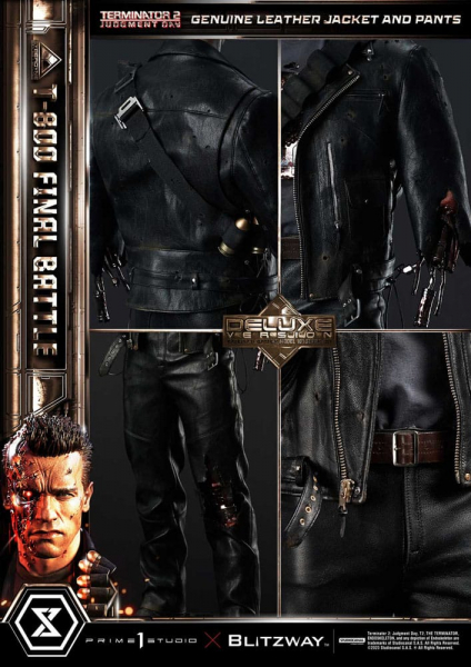 T-800 (Final Battle) Statue 1/3 Museum Masterline Series Deluxe Bonus Version, Terminator 2, 75 cm