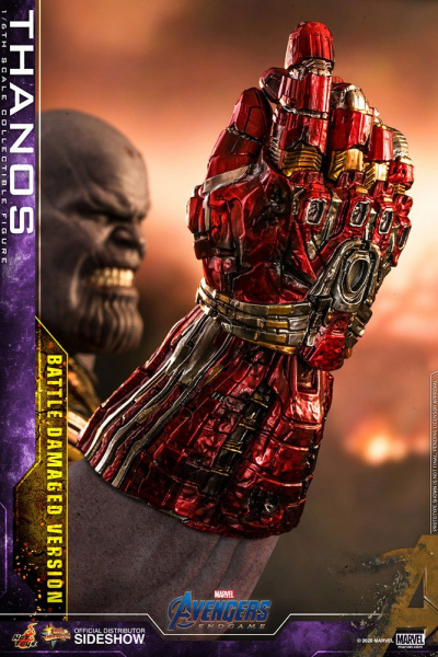 Thanos (Battle Damaged Ver.) Actionfigur 1:6 Movie Masterpiece Series, Avengers: Endgame, 42 cm