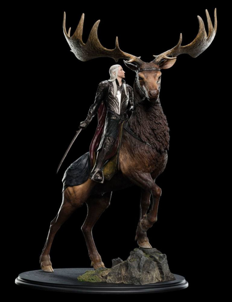 Thranduil on Elk Statue