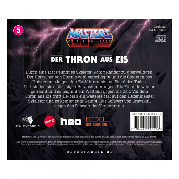 Masters of the Universe Radio Play CD Episode 5: Der Thron aus Eis (German)