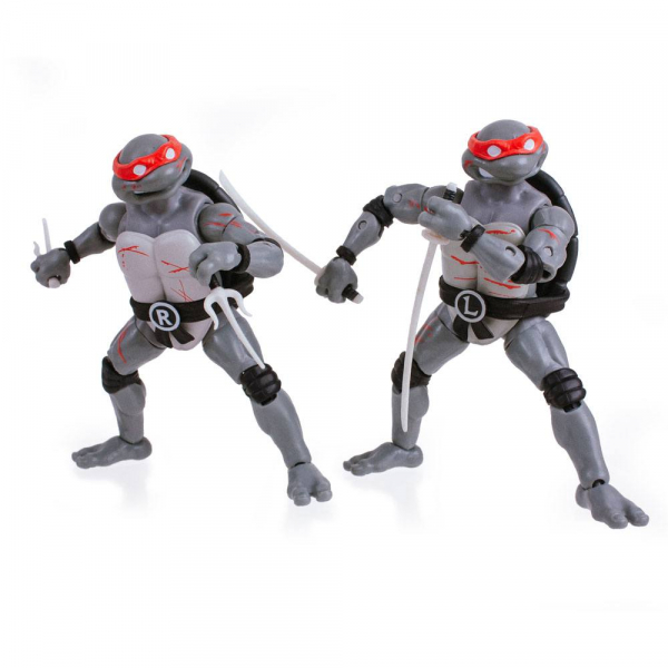 Battle Damaged TMNT Actionfiguren 4er-Pack BST AXN Exclusive, Teenage Mutant Ninja Turtles, 13 cm