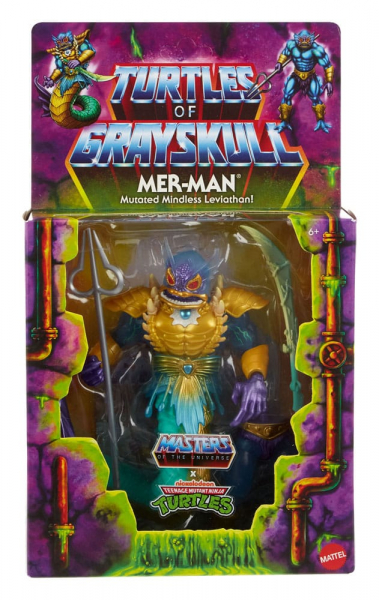 Mer-Man Action Figure MOTU Origins Deluxe, Turtles of Grayskull, 14 cm