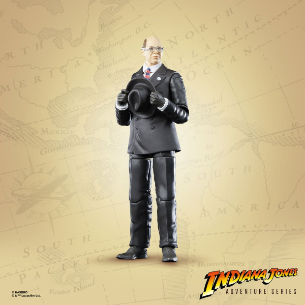 Major Arnold Toht Actionfigur Indiana Jones Adventure Series, Jäger des verlorenen Schatzes, 15 cm