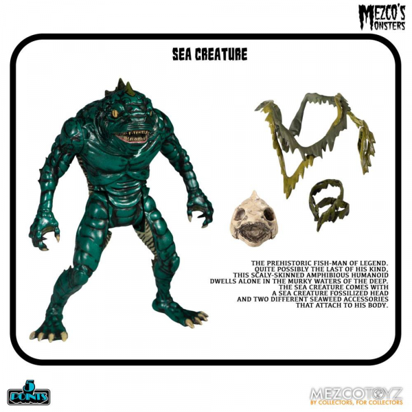 Tower of Fear Action Figures 5 Points Deluxe Box Set, Mezco's Monsters, 9 cm