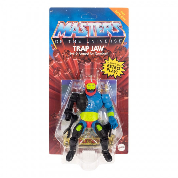 Trap Jaw (Fan Favorite) Action Figure MOTU Origins, Masters of the Universe, 14 cm