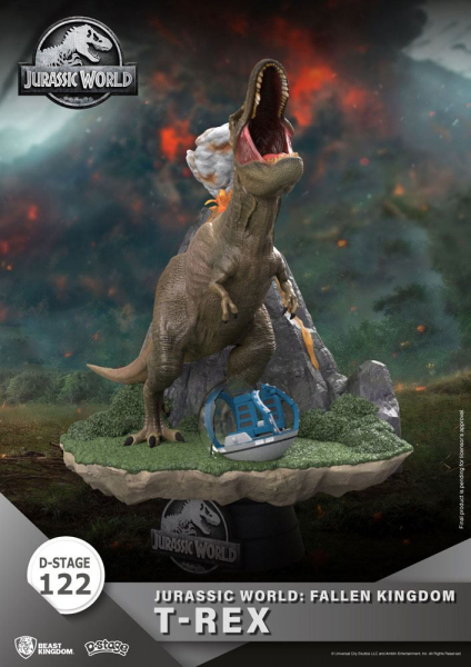 T-Rex Diorama D-Stage, Jurassic World: Das gefallene Königreich, 13 cm