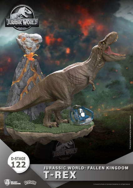 T-Rex Diorama D-Stage, Jurassic World: Das gefallene Königreich, 13 cm