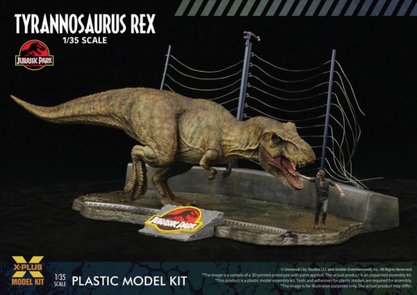 Tyrannosaurus Rex Modellbausatz 1:35, Jurassic Park