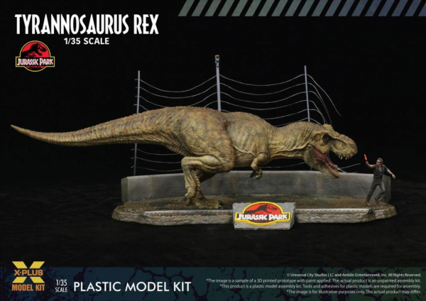 Tyrannosaurus Rex Modellbausatz 1:35, Jurassic Park