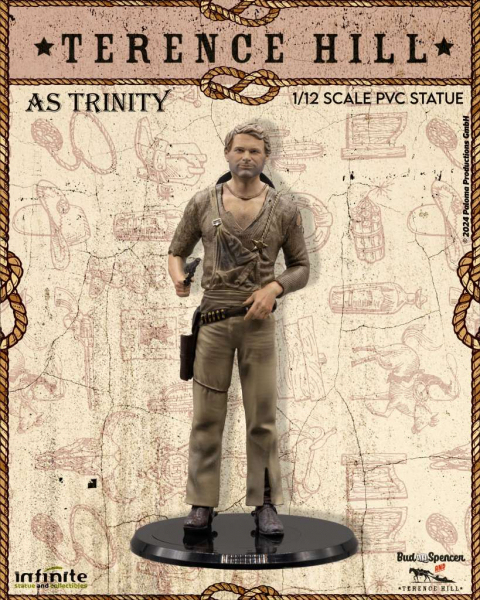 Terence Hill as Trinity Statue 1/12, They Called Me Trinity, 15 cm