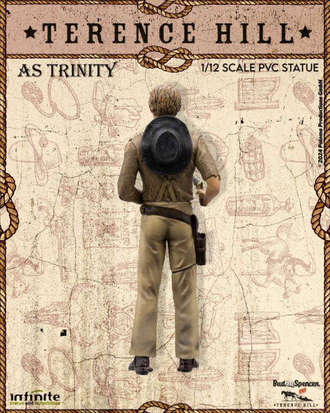 Terence Hill as Trinity Statue 1/12, They Called Me Trinity, 15 cm