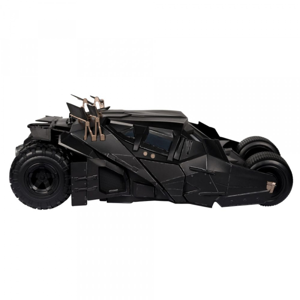 Tumbler Fahrzeug mit Lucius Fox Actionfigur DC Multiverse Gold Label, The Dark Knight, 46 cm