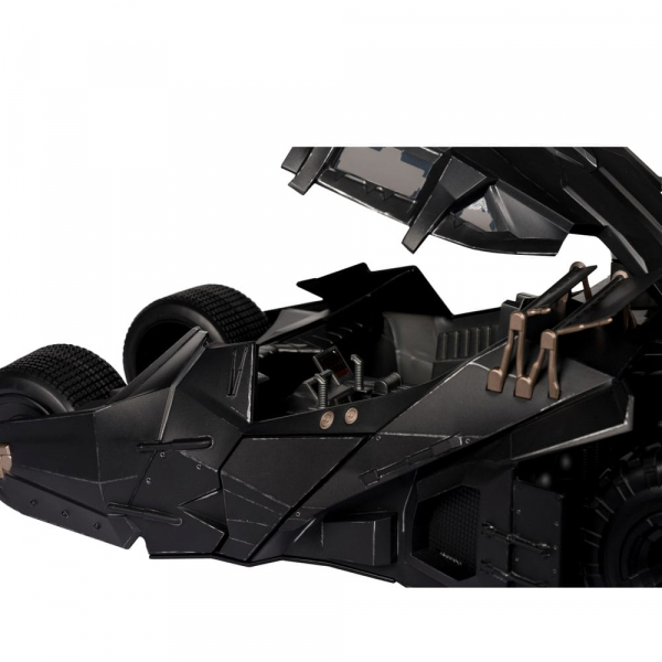 Tumbler Vehicle with Lucius Fox Action Figure DC Multiverse Gold Label, The Dark Knight, 46 cm