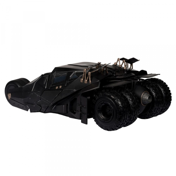 Tumbler Vehicle with Lucius Fox Action Figure DC Multiverse Gold Label, The Dark Knight, 46 cm