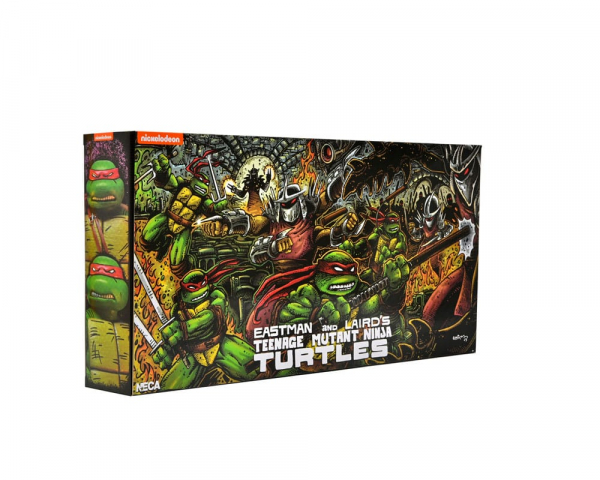 Turtles (Mirage Comics) Actionfiguren 4er-Pack, Teenage Mutant Ninja Turtles, 18 cm