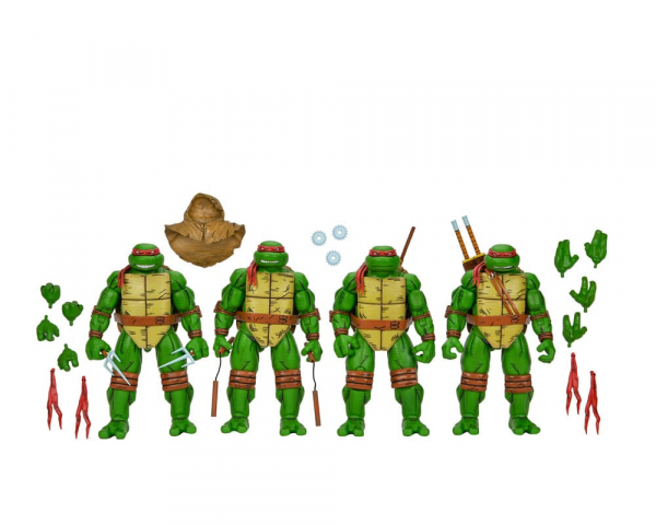 Turtles (Mirage Comics) Action Figure 4-Pack, Teenage Mutant Ninja Turtles, 18 cm