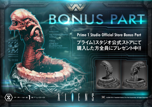 Tusked Alien (Bonus Ver.) Statue Premium Masterline Series, Aliens (Dark Horse Comics), 72 cm