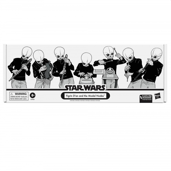 Figrin D'an and the Modal Nodes Actionfiguren 7er-Pack Vintage Collection Exclusive, Star Wars: Episode IV, 10 cm