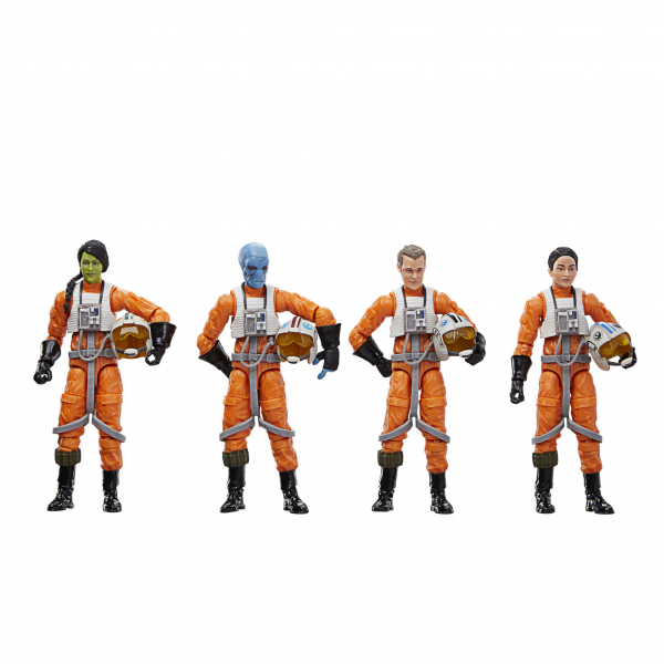 X-Wing Pilot Action Figure 4-Pack Vintage Collection, Star Wars, 10 cm