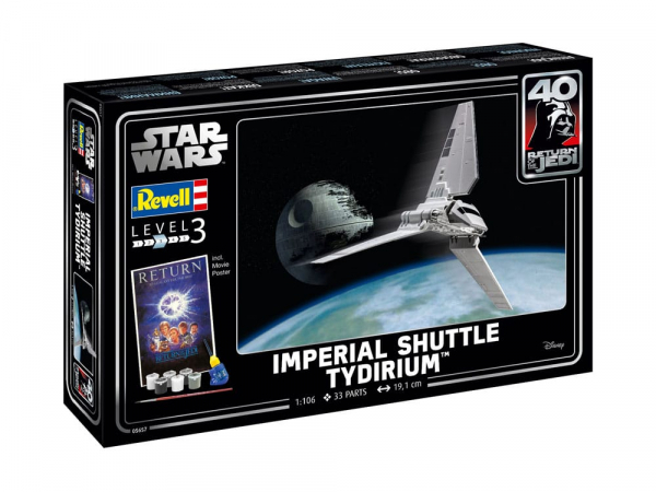 Imperial Shuttle Tydirium Modellbausatz 1:106, Star Wars, 19 cm