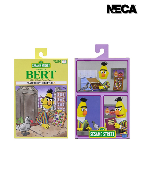 Ultimate Bert Action Figure, Sesame Street, 18 cm