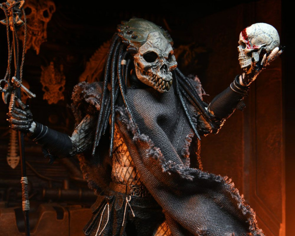 Ultimate Shaman Predator Action Figure, Predator 2, 20 cm