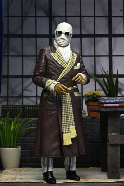 Ultimate Invisible Man (Kemp House) Actionfigur, Universal Monsters, 18 cm