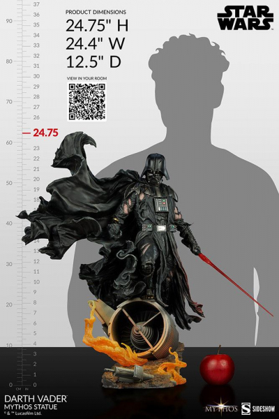 Darth Vader Statue Mythos Sideshow, Star Wars, 63 cm