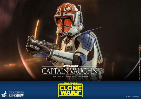 Captain Vaughn Actionfigur 1:6 Television Masterpiece Series, Star Wars: The Clone Wars, 30 cm