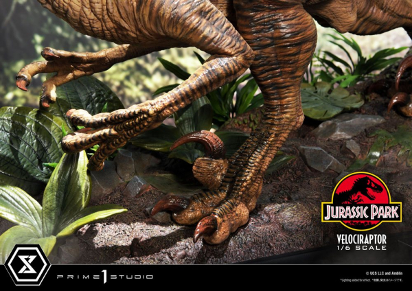 Velociraptor Attack Statue 1:6 Legacy Museum Collection, Jurassic Park, 38 cm