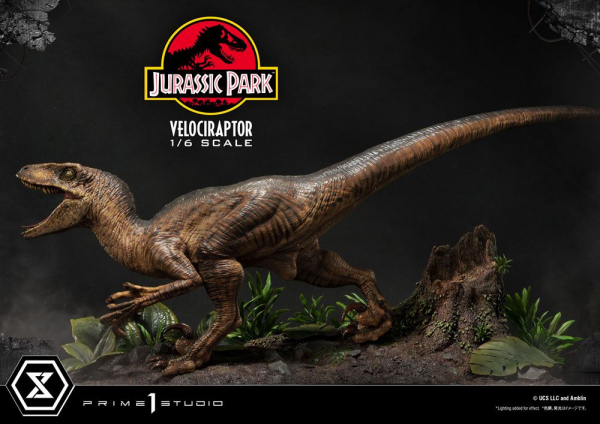 Velociraptor Attack Statue 1:6 Legacy Museum Collection, Jurassic Park, 38 cm