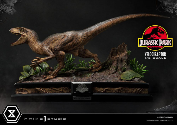 Velociraptor Attack Statue 1:6 Legacy Museum Collection, Jurassic Park, 38 cm