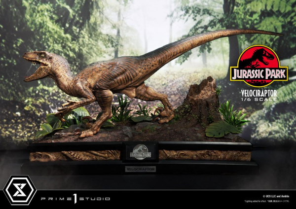 Velociraptor Attack Statue 1:6 Legacy Museum Collection, Jurassic Park, 38 cm