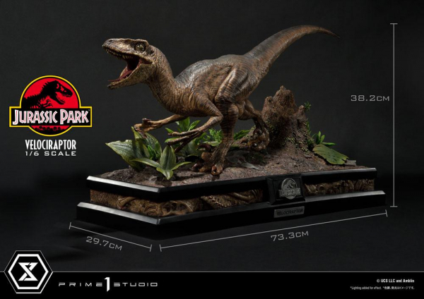 Velociraptor Attack Statue 1:6 Legacy Museum Collection, Jurassic Park, 38 cm