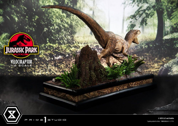 Velociraptor Attack Statue 1:6 Legacy Museum Collection, Jurassic Park, 38 cm