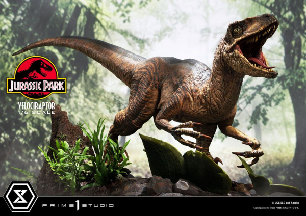 Velociraptor Attack Statue 1:6 Legacy Museum Collection, Jurassic Park, 38 cm