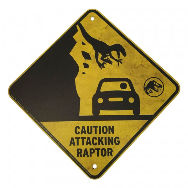 Warning Signs Mini Replicas, Jurassic World | BlacksBricks